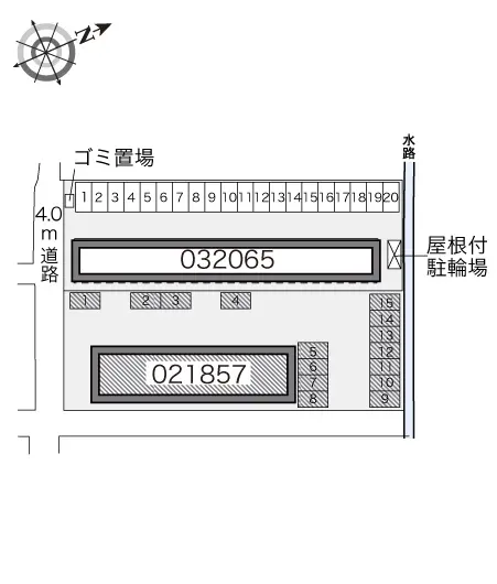 ★手数料０円★四日市市高浜新町　月極駐車場（LP）